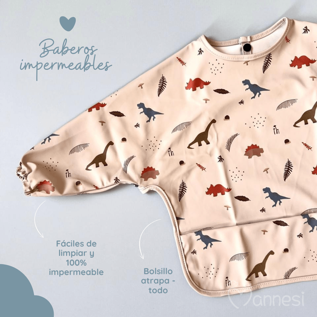 Babero Impermeable Manga Larga