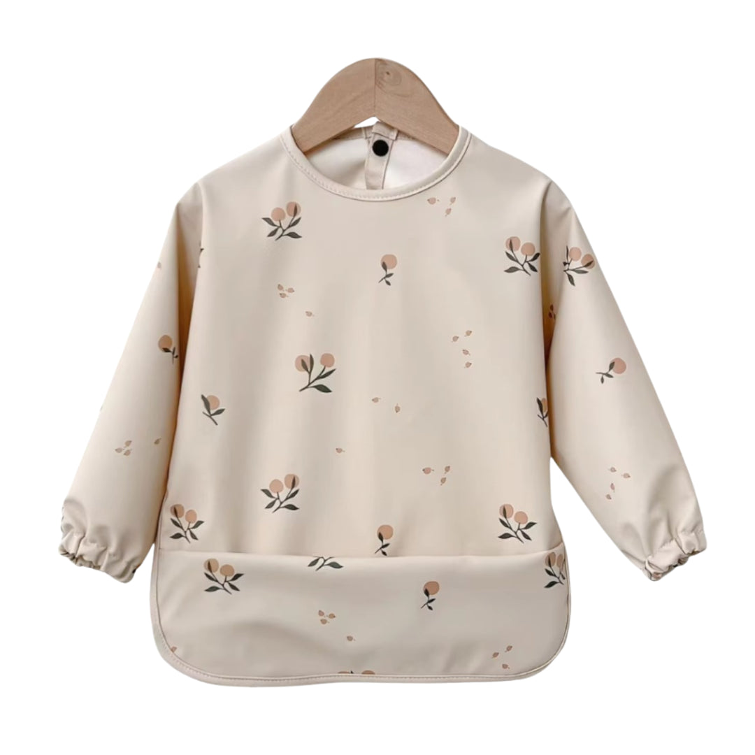 Babero Impermeable Manga Larga con Diseño