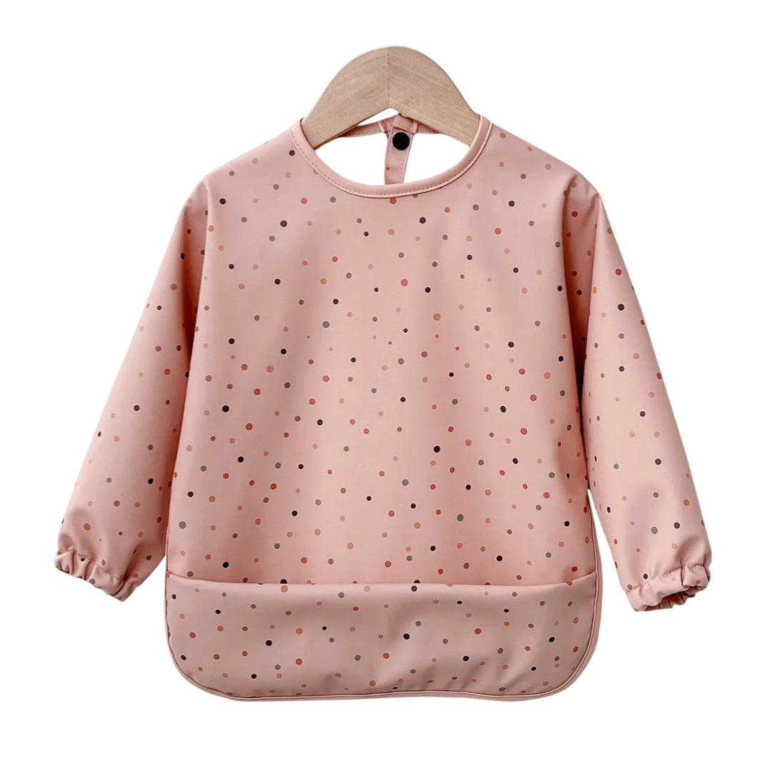 Babero Impermeable Manga Larga con Diseño